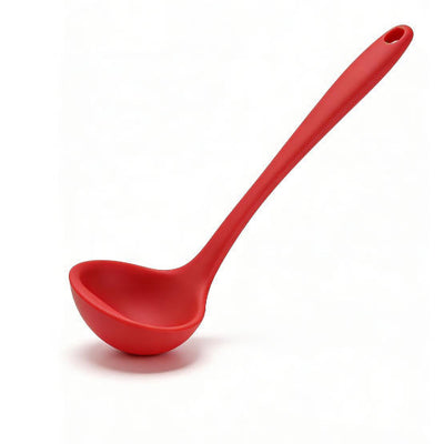 Shopify Product Images & Descriptions for European & American Markets Red One-Piece Silicone Ladle Collection