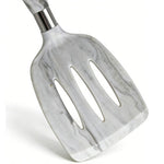 Shopify Product Images & Descriptions for European & American Markets Gray White Marble-Effect Slotted Spatula/Turner Collection