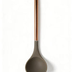 Shopify Product Images & Descriptions for European & American Markets Rose Gold Metal Handle with Dark Gray Silicone Head Kitchen Tool Collection