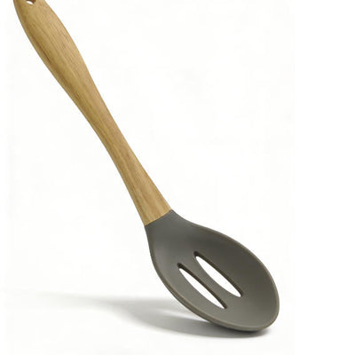 Made of food-grade silicone, this slotted spoon is non-toxic, BPA-free and odorless, keeping your food safe from harmful chemicals while cooking, draining and serving.