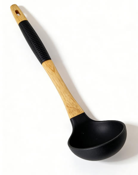 Food-Grade Matte Black Silicone Bowl - Heat Resistant & Non-Scratch