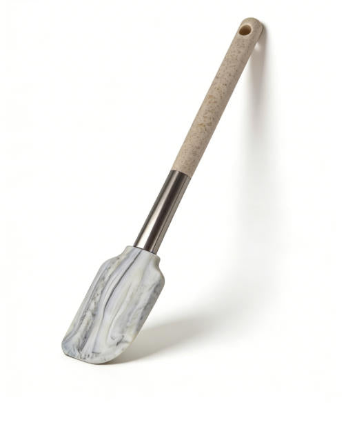Premium Heat-Resistant Marble-Texture Silicone Spatula - Luxury Kitchen Tool