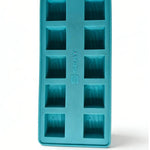 Premium Heat-Resistant Lake Blue Silicone Ice Cube Tray - Modern Kitchen Essential