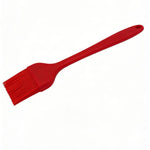 Premium Heat-Resistant Red Silicone Basting Brush - Professional Kitchen Tool