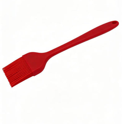 Premium Heat-Resistant Red Silicone Basting Brush - Professional Kitchen Tool