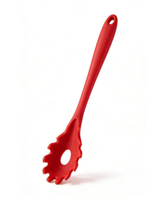 Food-Grade Red Silicone - Heat Resistant & Serrated Toothed Edges