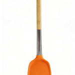Premium Heat-Resistant Silicone Spatula with Natural Wood Handle - Professional Kitchen Tool