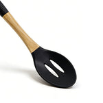 Premium Heat-Resistant Skimmer Ladle with Non-Slip Grip - Professional Kitchen Tool