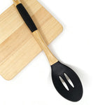Premium Heat-Resistant Skimmer Ladle with Non-Slip Grip - Professional Kitchen Tool