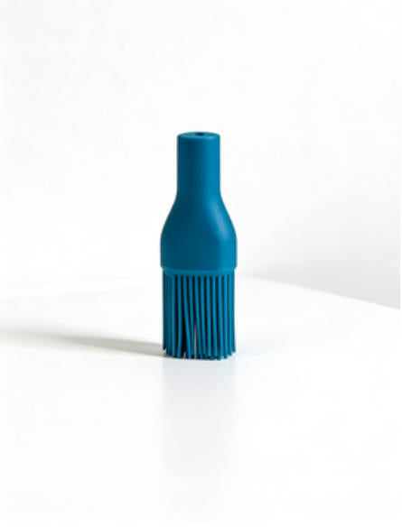 Teal Blue Silicone Basting Brush - Heat Resistant & Non-Stick Kitchen Essential