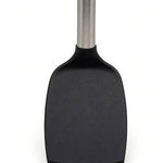 Premium Black Silicone Turner with Non-Slip Handle - Professional Grade Kitchen Tool