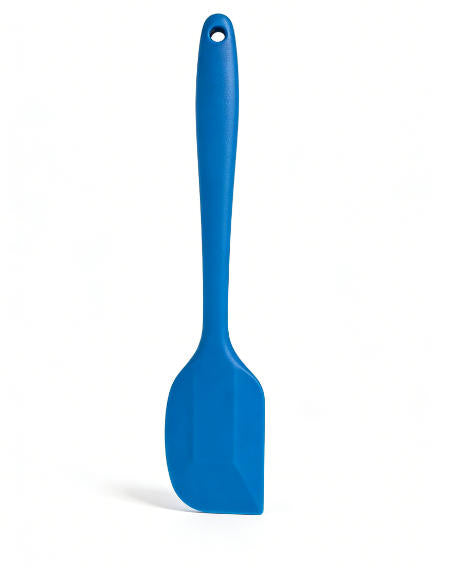 Top View of Wide Trapezoidal Silicone Spatula – Perfect Shape for Stirring, Scraping & Folding