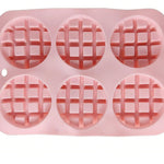 Food-Grade Silicone Waffle Mold - Heat Resistant Non-Stick Baking Mold