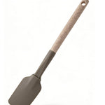 Food-Grade Silicone Spatula with Wheat Straw Handle - Heat Resistant Non-Stick Cookware Turner