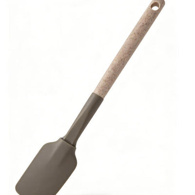 Food-Grade Silicone Spatula with Wheat Straw Handle - Heat Resistant Non-Stick Cookware Turner