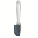 Food-Grade Silicone Scraper with Transparent Handle - Heat Resistant Non-Stick Mixing Spatula