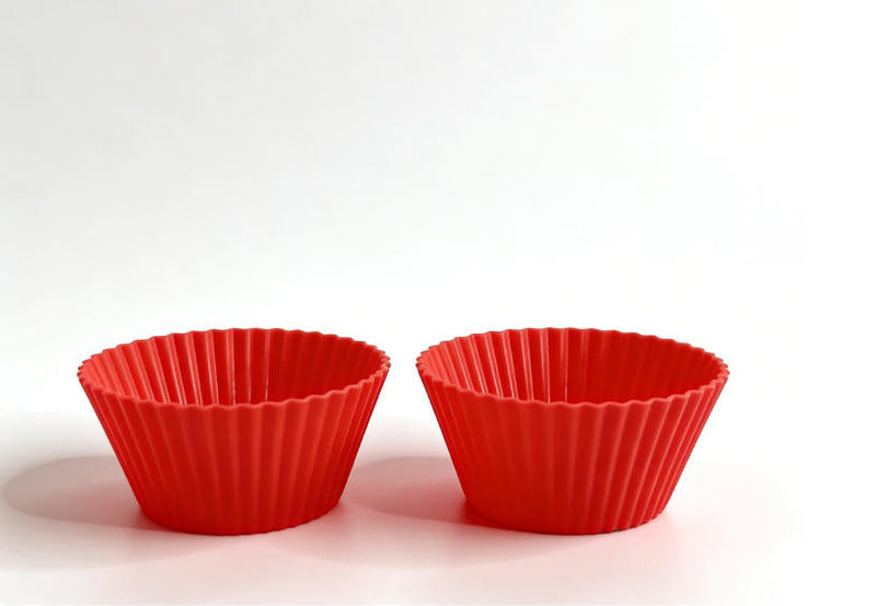 Food-Grade Silicone Cupcake Liners - Heat Resistant Reusable Baking Cups