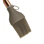 Luxury Food-Grade Silicone Basting Brush with Rose Gold Handle - Heat Resistant Kitchen Oil Brush