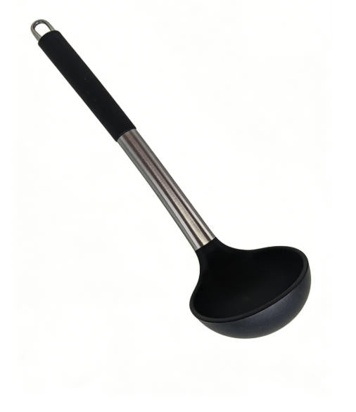 Food-Grade Silicone Ladle with Anti-scald Handle - Heat Resistant Soup Ladle