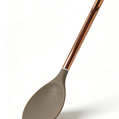 Luxury Food-Grade Silicone Spatula with Rose Gold Handle - Heat Resistant Cooking Turner