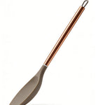 Luxury Food-Grade Silicone Spatula with Rose Gold Handle - Heat Resistant Cooking Turner