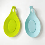 2-Piece Silicone Spoon Rest Set - Heat Resistant Kitchen Utensil Holder Product Description