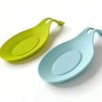 2-Piece Silicone Spoon Rest Set - Heat Resistant Kitchen Utensil Holder Product Description