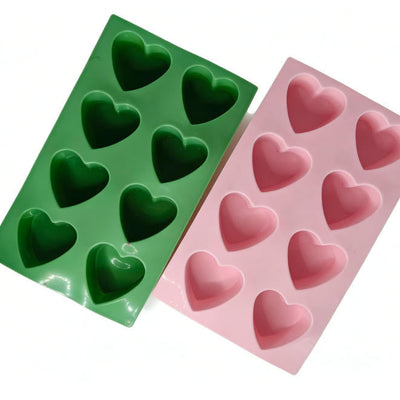 2-Pack Heart-shaped Silicone Molds, Food-grade Baking Molds